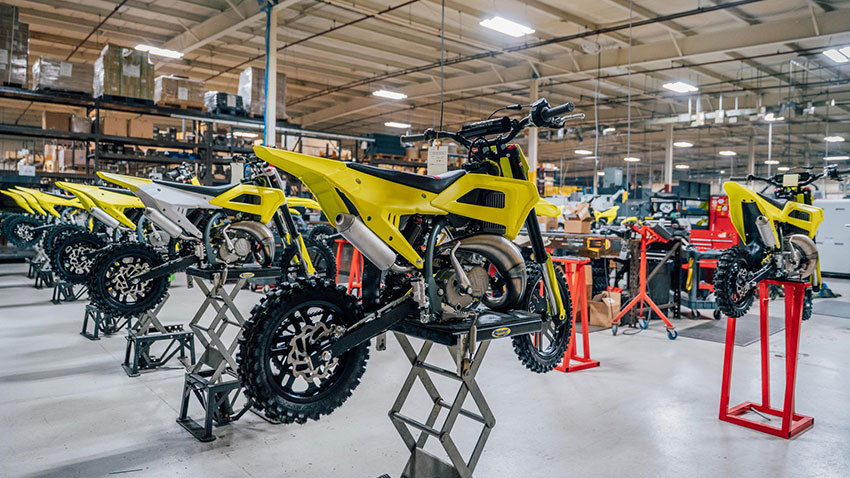 closeup of motorbike