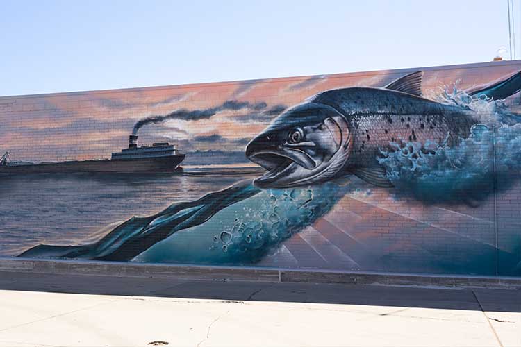 Mural by Artist Kevin Burdick/Photographed by Michele Heinzel&nbsp;
